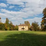 Il gruppo di tigli nel parco di Villa Meli Lupi